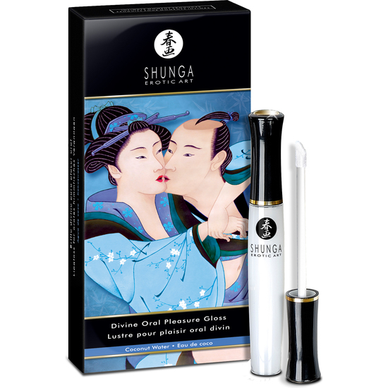 SHUNGA DIVINE ORAL PLEASURE GLOSS COCONUT WATER image 0