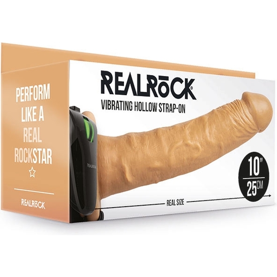 REALROCK-STRAP-ON HUECO VIBRATORIO SIN BOLAS - 10/ 24,5 CM image 1
