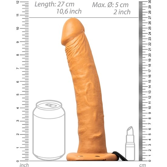 REALROCK-STRAP-ON HUECO VIBRATORIO SIN BOLAS - 10/ 24,5 CM image 9