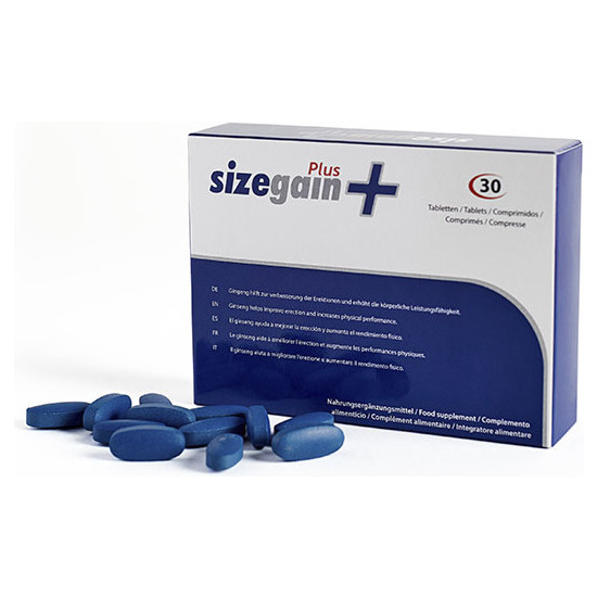 SIZEGAIN PLUS 30 CAPSULAS MEJORA EL TAMAÑO DEL MIEMBRO MASCULINO image 0