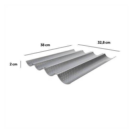 SET DE 4 MOLDES PARA BAGUETTE. image 1