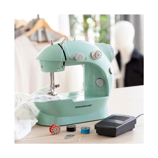 MINI MÁQUINA DE COSER PORTÁTIL CON LED, CORTAHÍLOS Y ACCESORIOS SEWNY INNOVAGOODS image 5