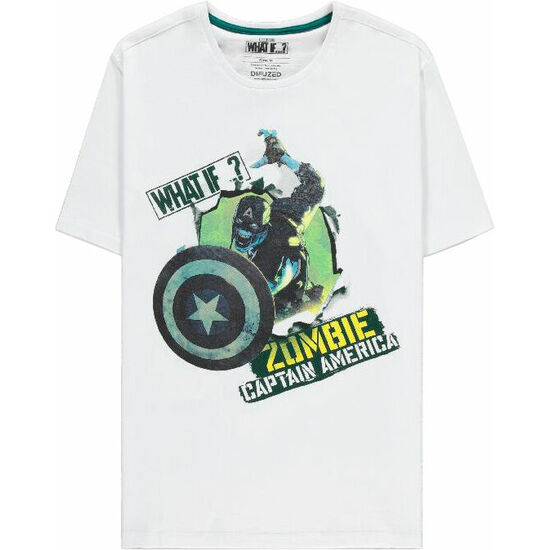 CAMISETA ZOMBIE CAPTAIN AMERICA WHAT IF...? MARVEL image 0