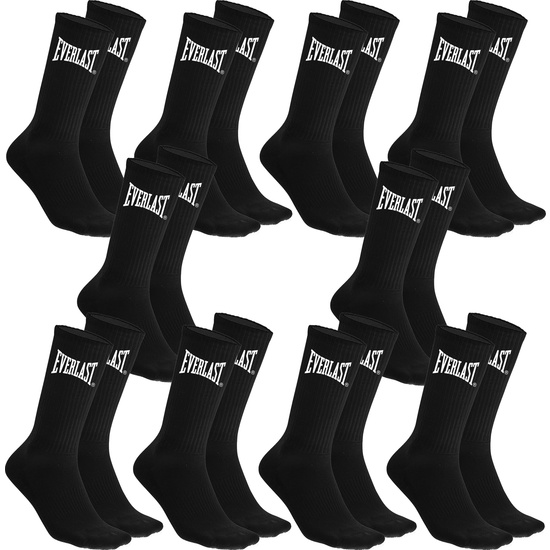 SET DE 10 PARES DE CALCETINES EVERLAST NEGROS image 0