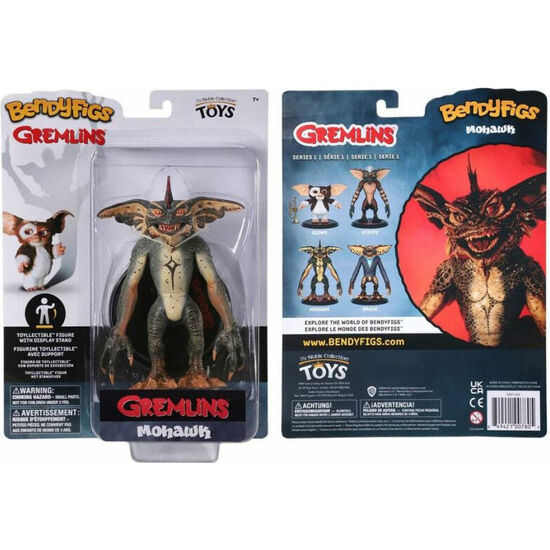 FIGURA MALEABLE BENDYFIGS MOHAWK GREMLINS 16CM image 2