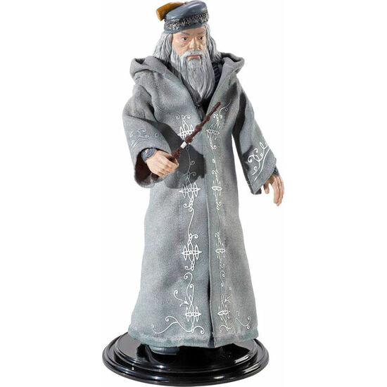 FIGURA MALEABLE BENDYFIGS DUMBLEDORE CON VARITA HARRY POTTER 19CM image 1