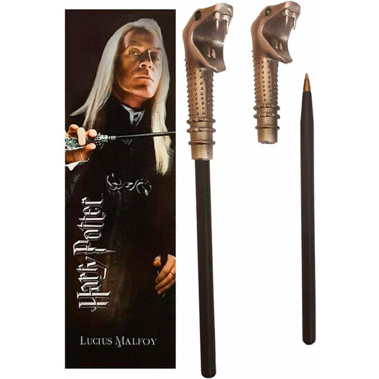 VARITA BOLIGRAFO Y MARCAPAGINAS LUCIUS MALFOY HARRY POTTER image 0