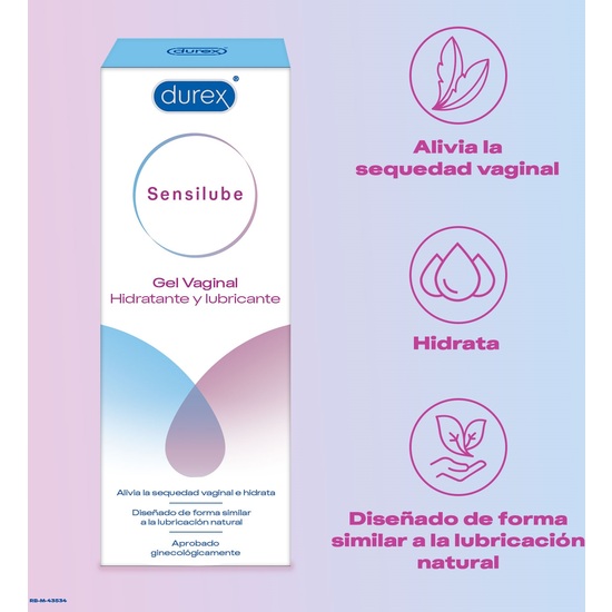 DUREX SENSILUBE LUBRICANTE VAGINAL 40ML  image 1