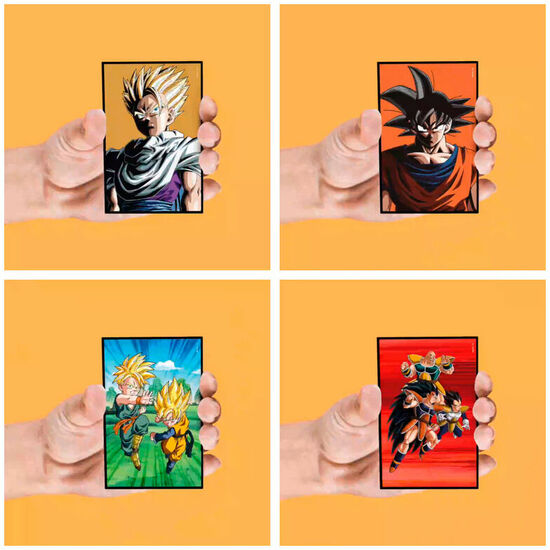 SET 4 IMANES LENTICULARES DRAGON BALL Z SURTIDO image 0