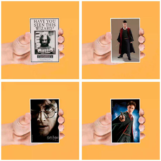 SET 4 IMANES LENTICULARES HARRY POTTER SURTIDO image 0