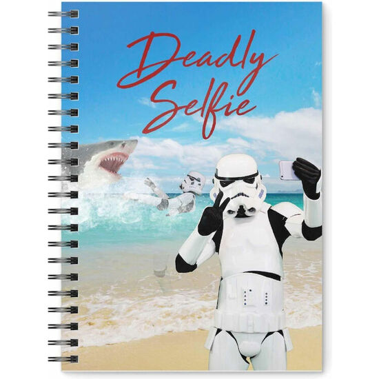 CUADERNO A5 DEADLY SELFIE ORIGINAL STORMTROOPER image 0