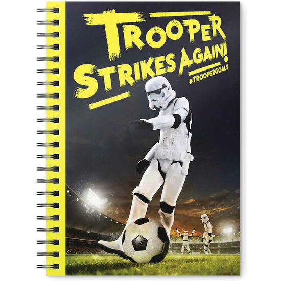 CUADERNO A5 TROOPER STRIKES AGAIN ORIGINAL STORMTROOPER image 0