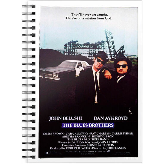 CUADERNO A5 MISSION FROM GOD THE BLUES BROTHERS image 0