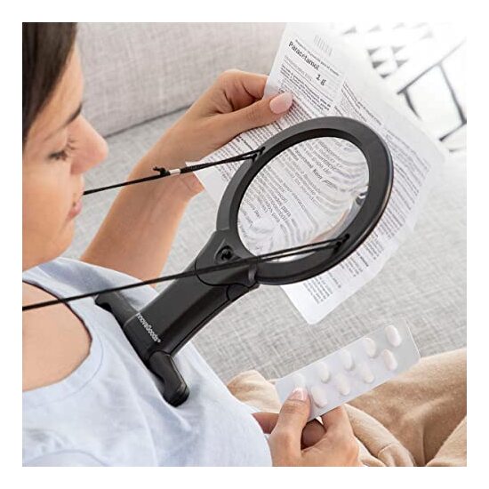 LUPA MANOS LIBRES CON LUZ LED ZOOLED INNOVAGOODS image 3