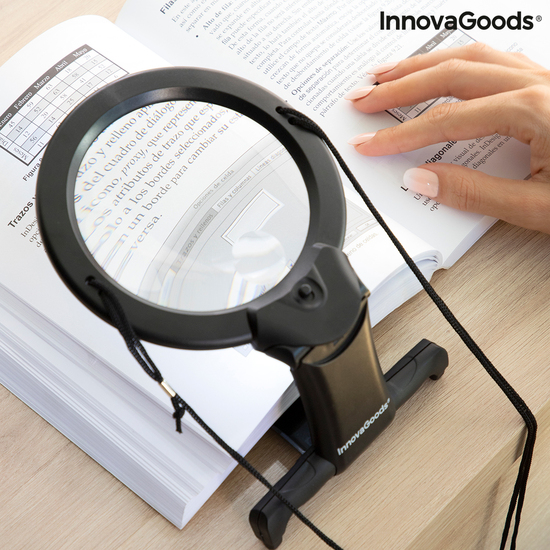 LUPA MANOS LIBRES CON LUZ LED ZOOLED INNOVAGOODS image 5