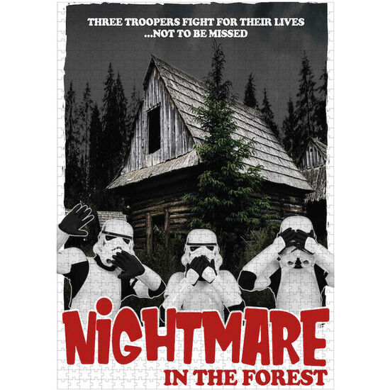 PUZZLE NIGHTMARE IN THE FOREST ORIGINAL STORMTROOPER 1000PZS image 0