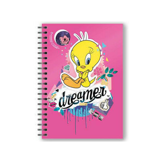 CUADERNO A5 3D PIOLIN LOONEY TUNES image 0