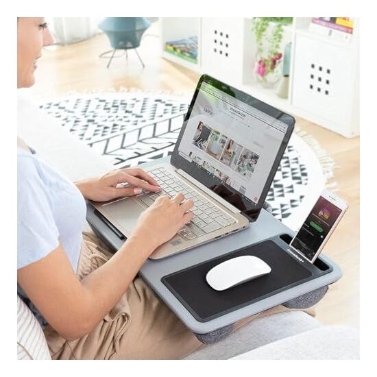 ESCRITORIO PORTÁTIL PARA ORDENADOR CON COJÍN XL DESKION INNOVAGOODS image 0