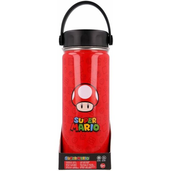 BOTELLA TERMO ACERO INOXIDABLE SUPER MARIO BROS NINTENDO 530ML image 0