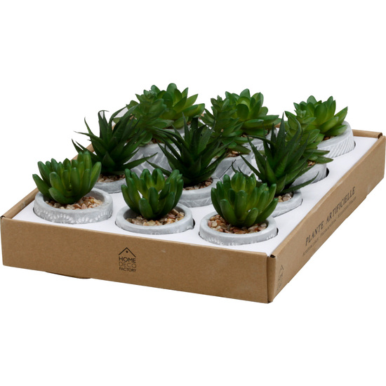 PLANTA ARTIFICIAL MACETA CEMEN image 5