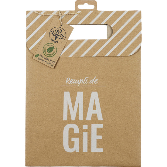 BOLSA REGALO PLEGABLE KRAFT image 1