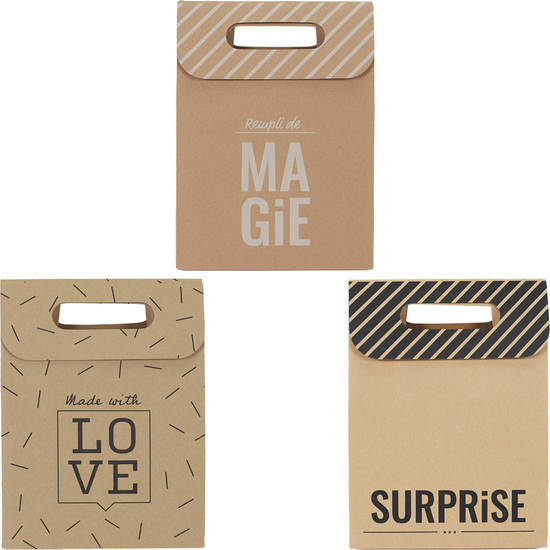 BOLSA REGALO PLEGABLE KRAFT image 2