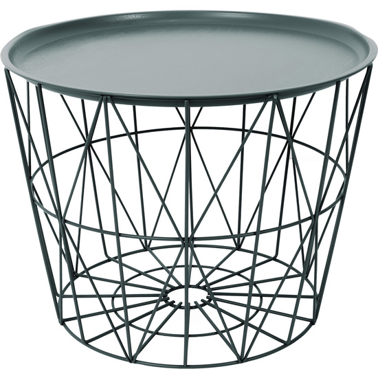 MESA AUXILIAR METAL GRIS image 0