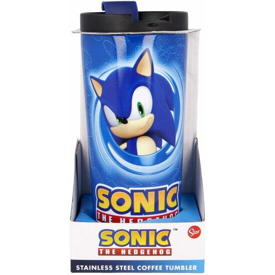 VASO CAFE ACERO INOXIDABLE SONIC THE HEDGEHOG 425ML image 3