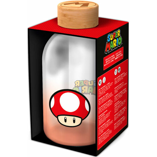 BOTELLA CRISTAL SUPER MARIO BROS NINTENDO 620ML image 5