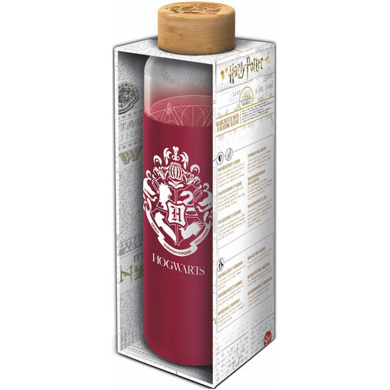 BOTELLA CRISTAL HARRY POTTER FUNDA SILICONA 585ML image 0