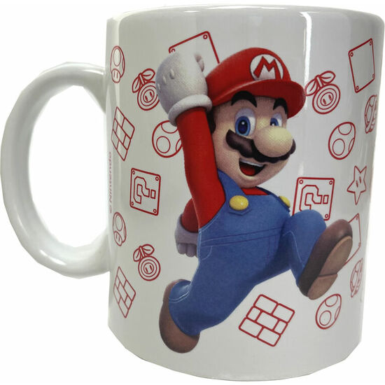 SET TAZA + HUCHA MARIO SUPER MARIO BROS NINTENDO image 1