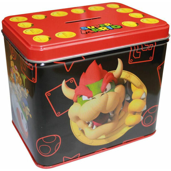 SET TAZA + HUCHA BOWSER SUPER MARIO BROS NINTENDO image 1