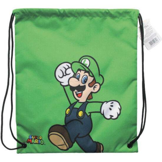 SACO LUIGI SUPER MARIO BROS NINTENDO 40CM image 0