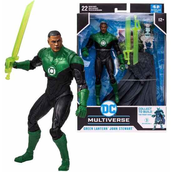 FIGURA JOHN STEWART GREEN LANTERN MULTIVERSE DC COMICS 18CM image 0