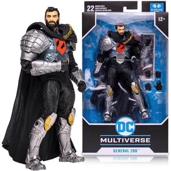 FIGURA GENERAL ZOD MULTIVERSE DC COMICS 18CM image 0