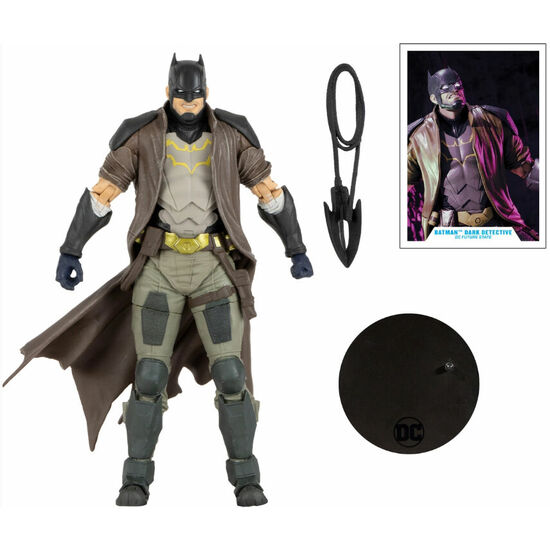 FIGURA BATMAN DARK DETECTIVE MULTIVERSE DC COMICS 18CM image 1