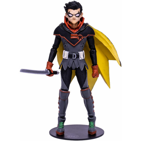 FIGURA ROBIN DAMIAN WAYNE MULTIVERSE DC COMICS 18CM image 1