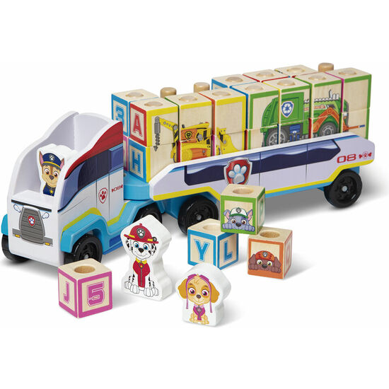 CAMION DE BLOQUES PATRULLA CANINA PAW PATROL image 0