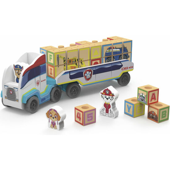 CAMION DE BLOQUES PATRULLA CANINA PAW PATROL image 1