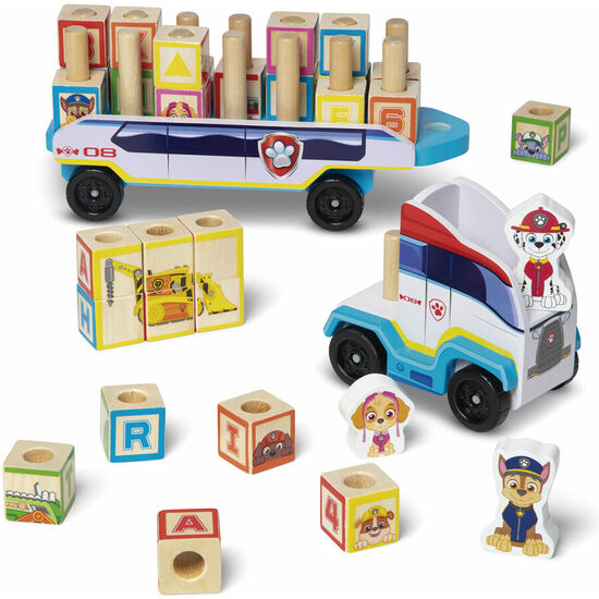 CAMION DE BLOQUES PATRULLA CANINA PAW PATROL image 3