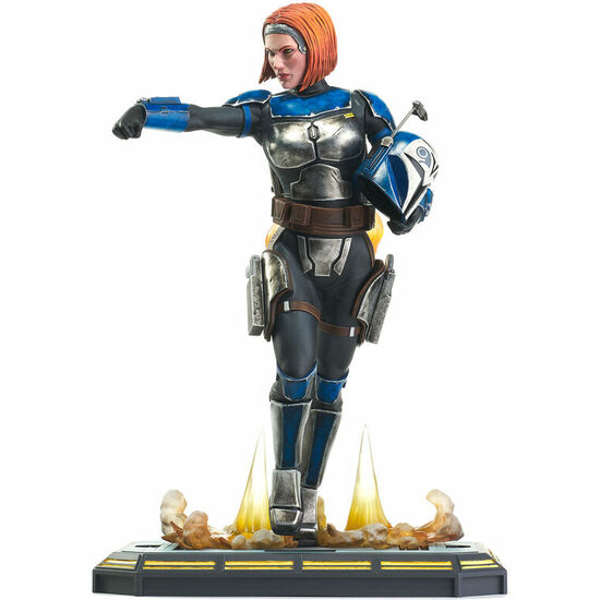 ESTATUA BO KATAN STAR WARS THE CLONE WARS 28CM image 0