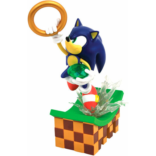 FIGURA DIORAMA SONIC SONIC THE HEDGEHOG 23CM image 0