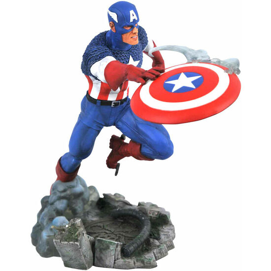 ESTATUA CAPITAN AMERICA MARVEL COMIC GALLERY 25CM image 0