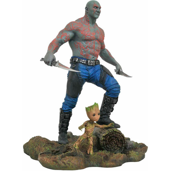 ESTATUA DRAX AND BABY GROOT GUARDIANS OF THE GALAXY MARVEL 25CM image 0