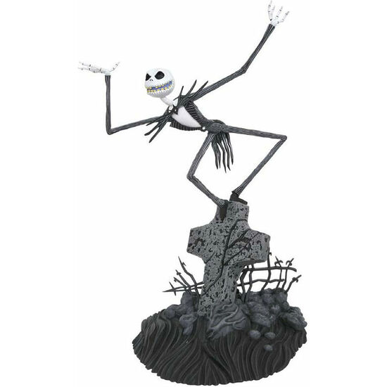 ESTATUA DIORAMA JACK SKELLINGTON PESADILLA ANTES DE NAVIDAD 28CM image 0