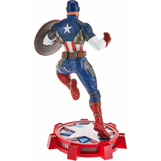 ESTATUA DIORAMA CAPITAN AMERICA MARVEL NOW! 23CM image 1