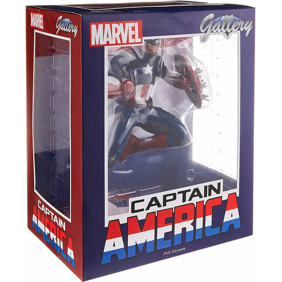 ESTATUA DIORAMA CAPITAN AMERICA MARVEL NOW! 23CM image 2