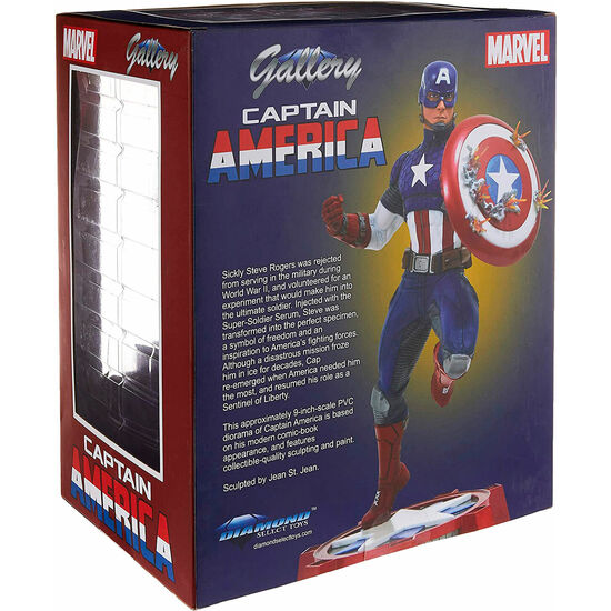 ESTATUA DIORAMA CAPITAN AMERICA MARVEL NOW! 23CM image 3