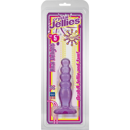 CRYSTAL JELLIES ANAL DELIGHT PURPLE image 1