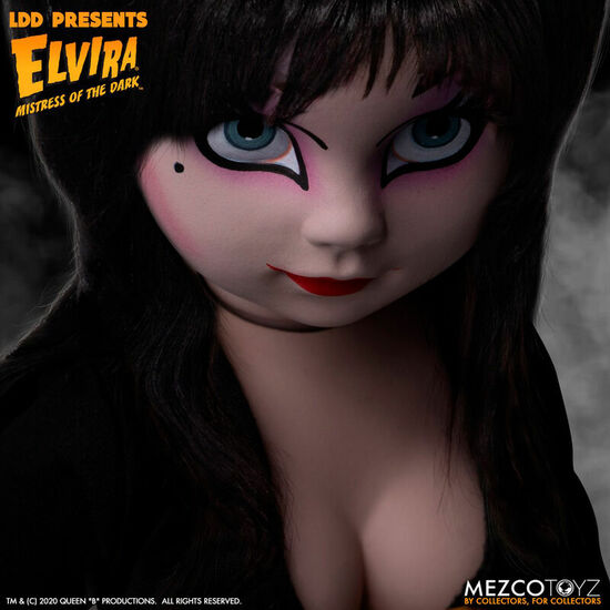 FIGURA ELVIRA - ELVIRA MISTRESS OF THE DARK LIVING DEAD DOLLS 25CM image 4